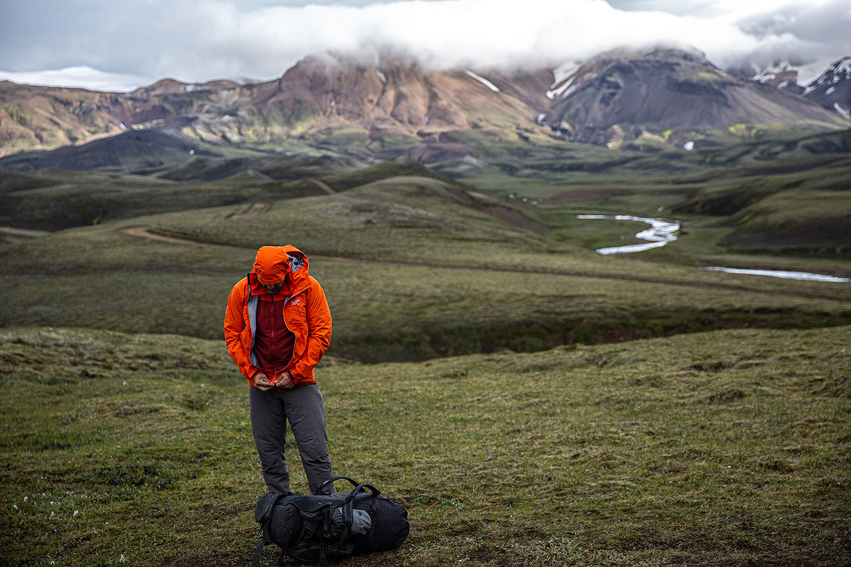 ​​Arc'teryx Beta Lightweight Jacket (layering over down jacket)